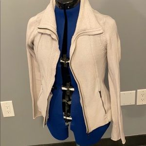 Zip front sweater